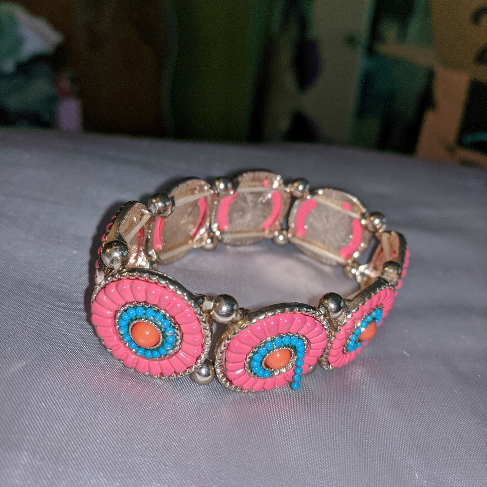 Vintage Statement Stretch Bracelets - image 4